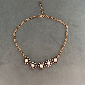 Banana Republic Rhinestone Statement Necklace.